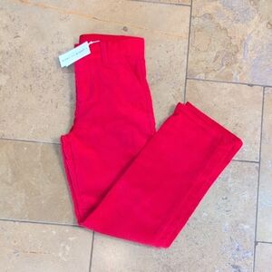 Janie and Jack boy pants. Red corduroy. Size 12.